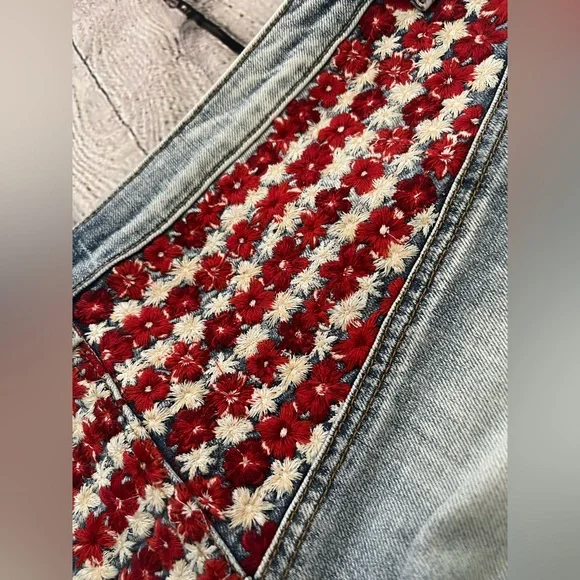 DRIFTWOOD JEANS Farrah X Floral Flags Jeans